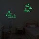 preview thumbnail 3 of 4, Walplus Glow In The Dark Wall Sticker Live Love Laugh Stars Room Decor