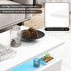 preview thumbnail 16 of 18, Gymax LED Coffee Table 2-Tier High Glossy with Adjustable Light &