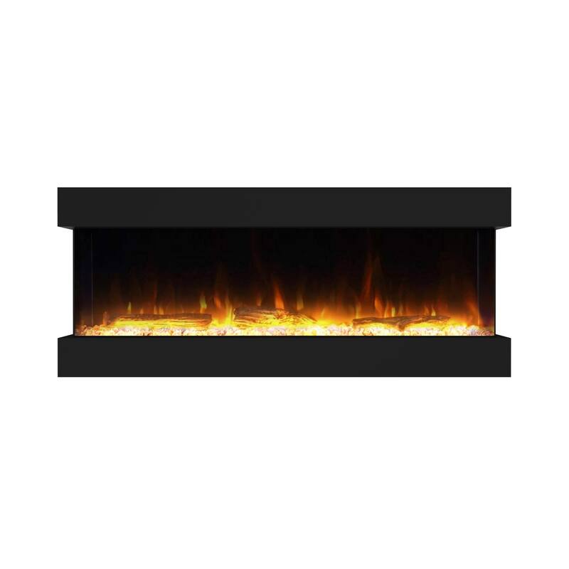Electric Fireplace Heater with Multi Color Flam