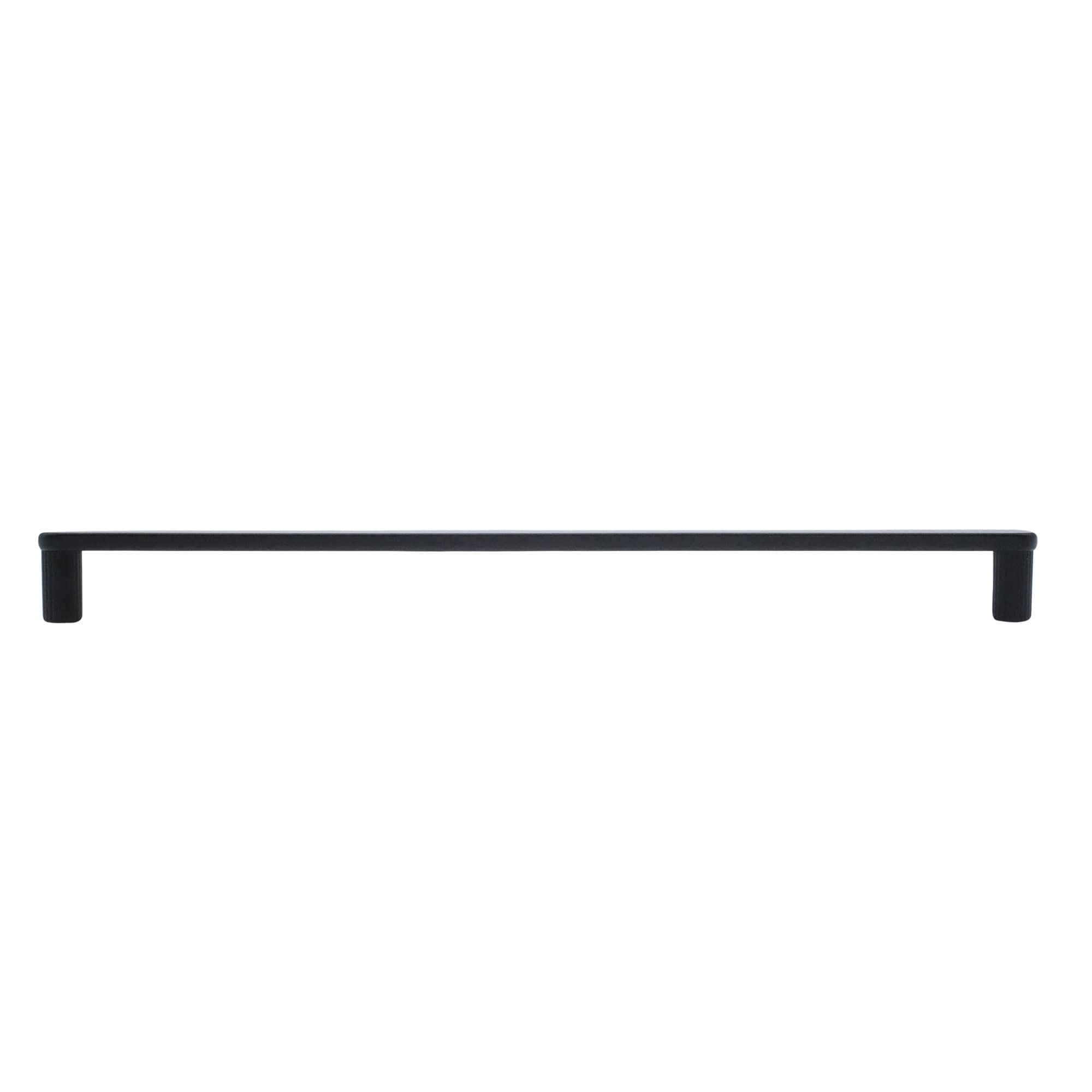 Hapny Home R512 Ribbed 12" Center to Center Solid Metal Luxury