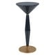 preview thumbnail 1 of 3, Uttermost Luster Navy Blue Accent Table - 11.75"W x 25.5"H x 11.75"D