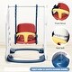preview thumbnail 23 of 23, Toddler Slide and Swing Set 7 in 1 with Basketball Hoop