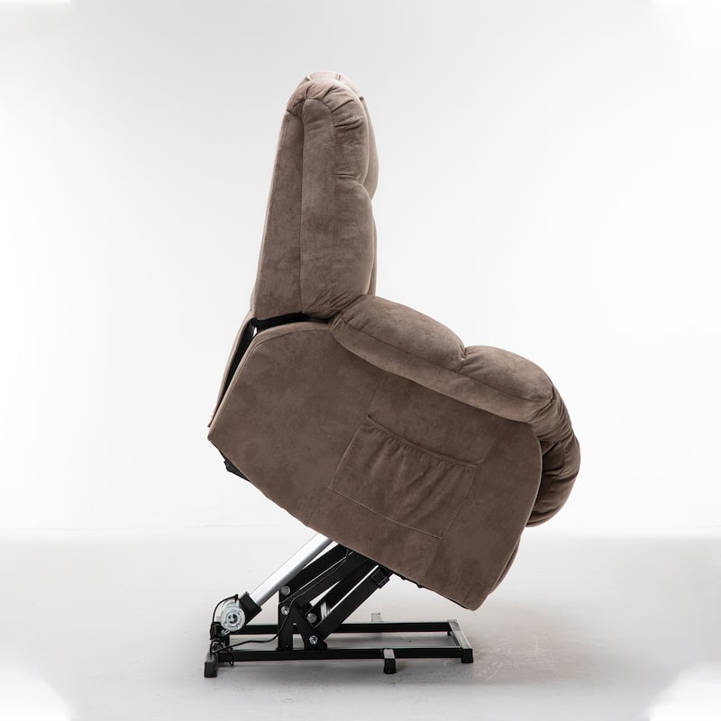 Power Lift Recliner Chair Fabric Sofa for Elderly