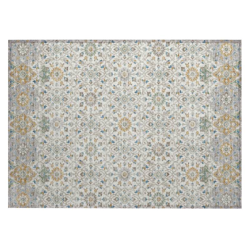 Machine Washable Indoor/Outdoor Traditional Masters Chantille Rug