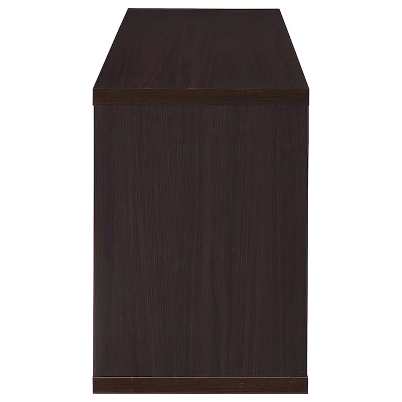 Velma Multipurpose TV Stand and Bookshelf Cappuccino - 47.25" x 15.25" x 22.00"