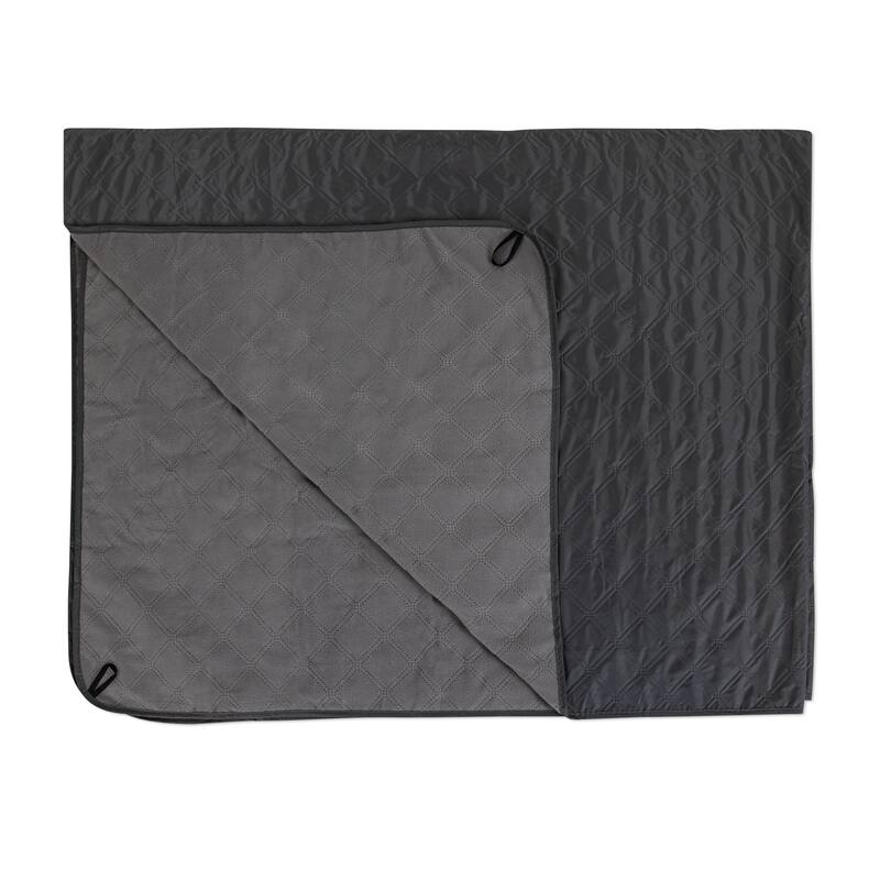 Oniva All-Purpose Machine Washable Stadium Blanket, (Charcoal Gray)