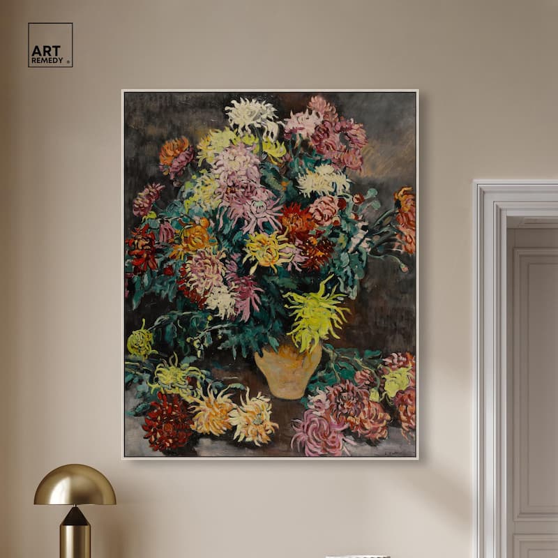 Louis Valtat Dahlias Canvas by Art Remedy