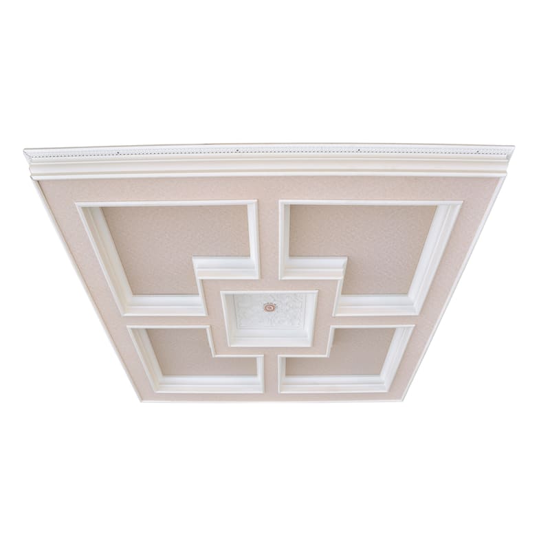 Majestic Tray Ceiling Medallion 72 inches Square - White