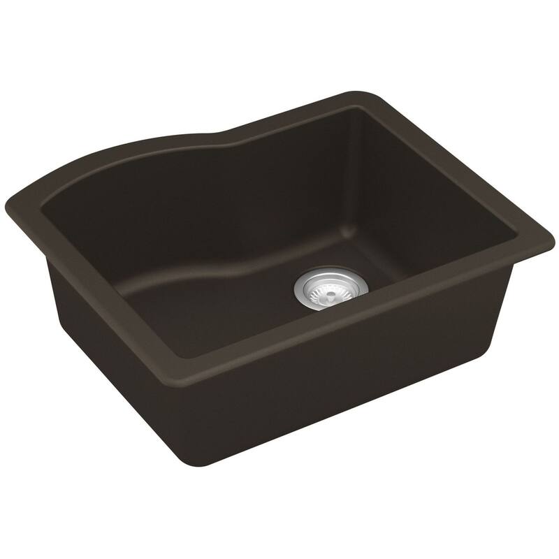 Karran USA QU-671 Quartz QU 24" Undermount Single Basin Quartz - Brown