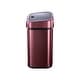 preview thumbnail 6 of 5, NINESTARS 3.2 Gallon Burgundy Rectangular Motion Sensor Trash Can
