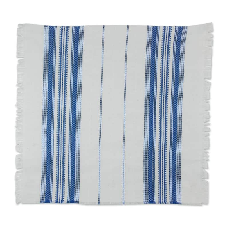 Novica Handmade Cheerful Kitchen In Blue Cotton Napkins (Set Of 6)