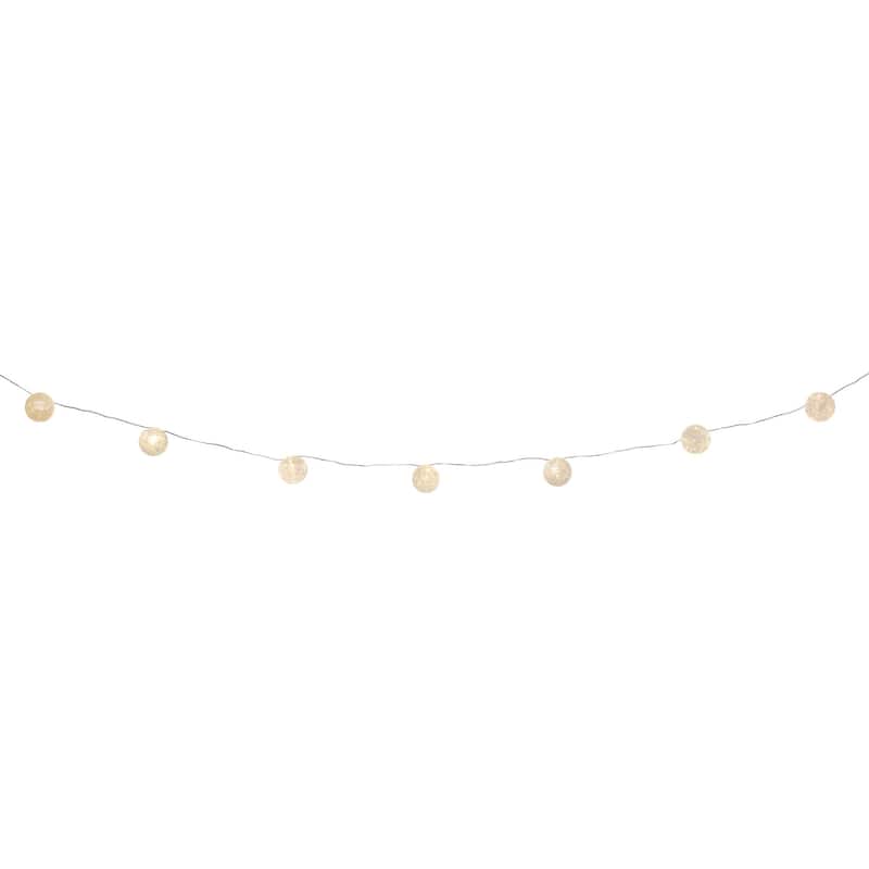 Glass Ball Ornament Light String - N/A