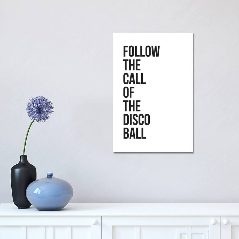 iCanvas "Disco Ball" by The Native State Canvas Print - 18x12x1.5