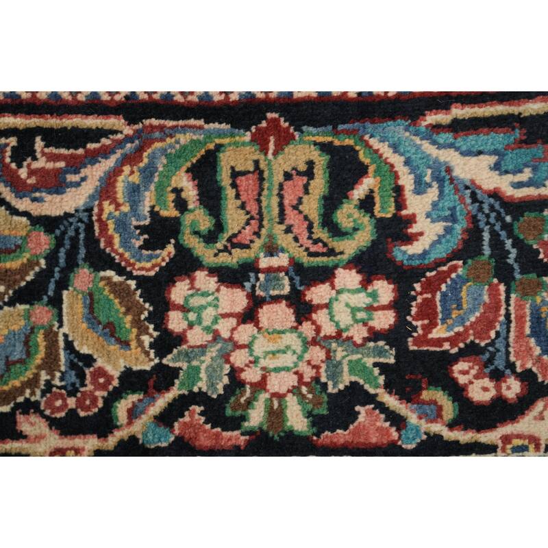 Hand Knotted Oriental 100% Wool Carpet Traditional Traditional Red Mahal Area Rug - 13' 10'' X 10' 6''
