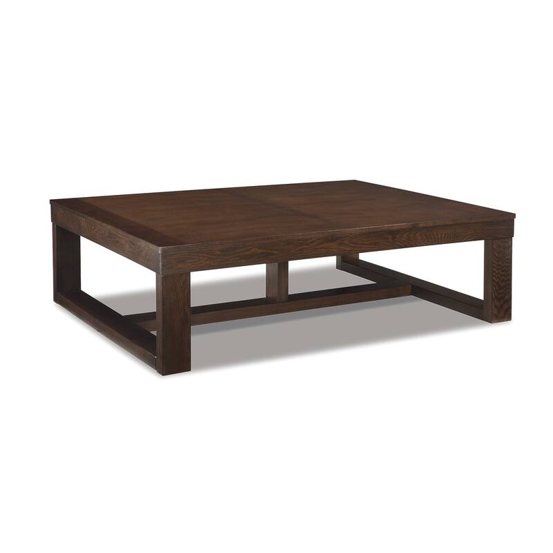 Signature Design by Ashley Watson Brown Coffee Table with 2 End Tables - 56" W x 42" D x 17" H
