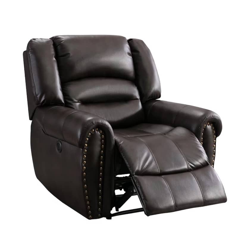 Large Power Lift Recliner Chair with Massage and Heat, Overstuffed Wide Recliners with 2 Cup Holders and USB Port