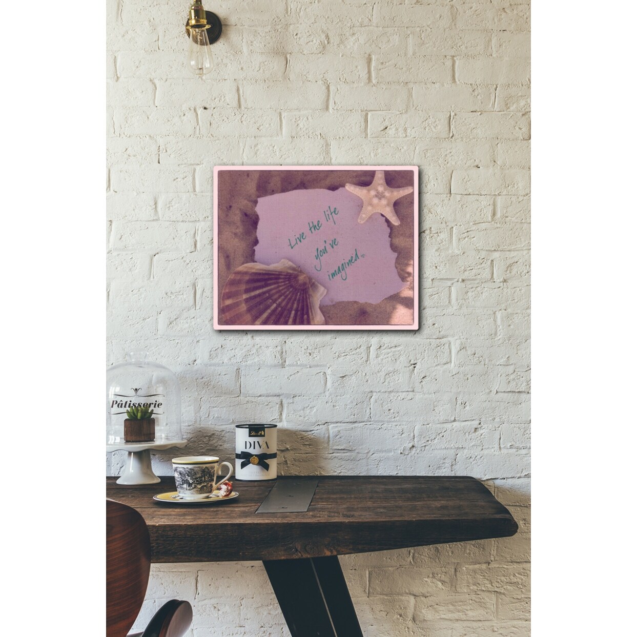 Live The Life x16 Gallery Wrapped Stretched Canvas Overstock