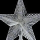 preview thumbnail 3 of 4, 10" Clear Crystal Star LED Christmas Tree Topper - Clear Lights