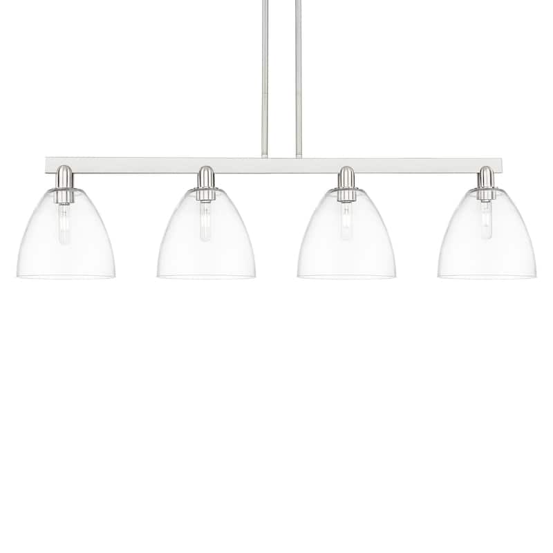 Innovations Lighting 716-4I-13-52 Bristol Linear Bristol 4 Light 52" - Brushed Satin Nickel / Clear