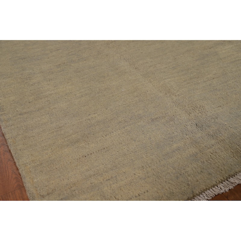 Modern Gabbeh Oriental Rug Hand-Knotted Nursery Wool Carpet - 2'10"x 3'10"