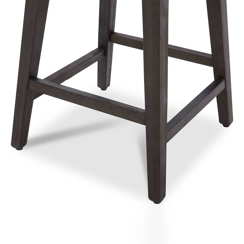 Spruce & Spring Olive Upholstered Counter Height Swivel Barstools-Single