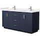 Option Dark Blue / White Quartz Top / Brushed Nickel
