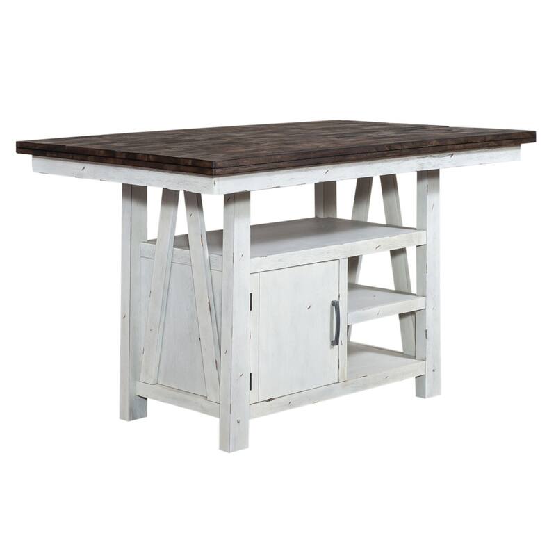 Farmhouse Two Tone White Gathering Table