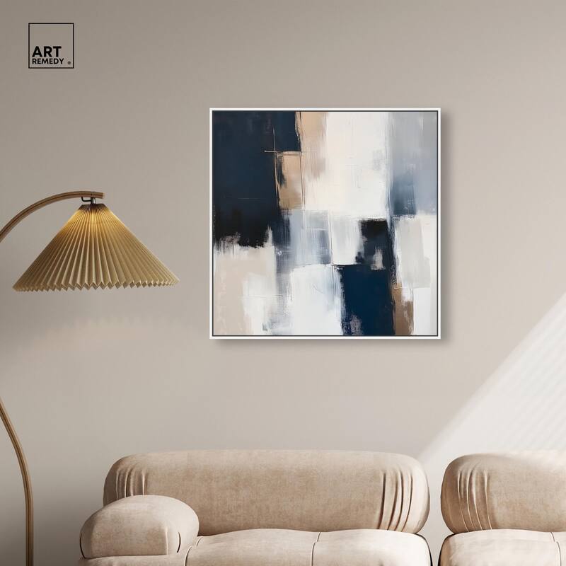 Blue Mood Depth II Canvas by Art Remedy