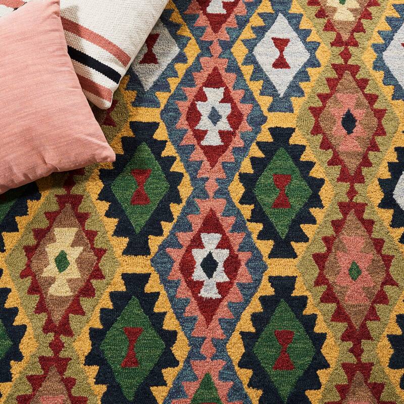 SAFAVIEH Handmade Aspen Nataliya Boho Tribal Wool Rug