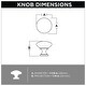 preview thumbnail 6 of 9, Liberty Hardware Builder's Program 1-1/4 Inch Mushroom Cabinet Knob