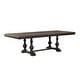 preview thumbnail 1 of 5, Fremont & Park Meyersdale Wood Expandable Dining Table Brown/Charcoal Brown