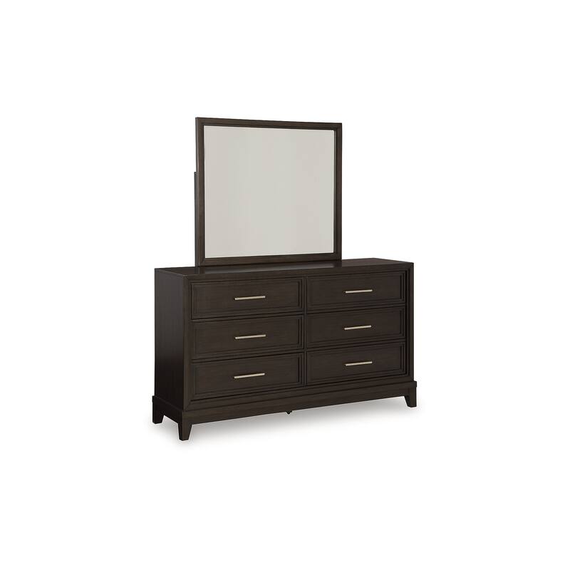 Signature Design by Ashley Neymorton Brown Dresser and Mirror