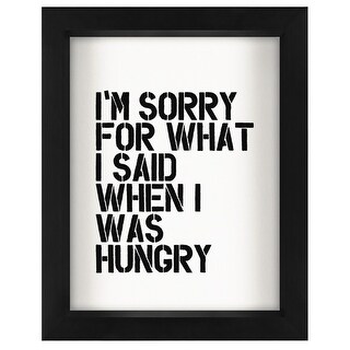 Sorry Empty Box Americanflat Black Framed Shadow Box Sign Decor 'Im Sorry For What I ...