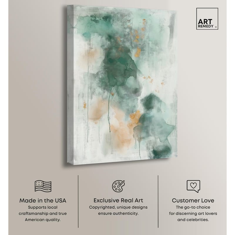 Verdant Vapors I Canvas by Art Remedy, Gallery Wrapped