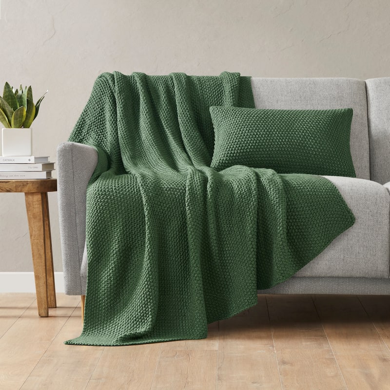 INK+IVY Bree Knit Oblong Pillow Cover