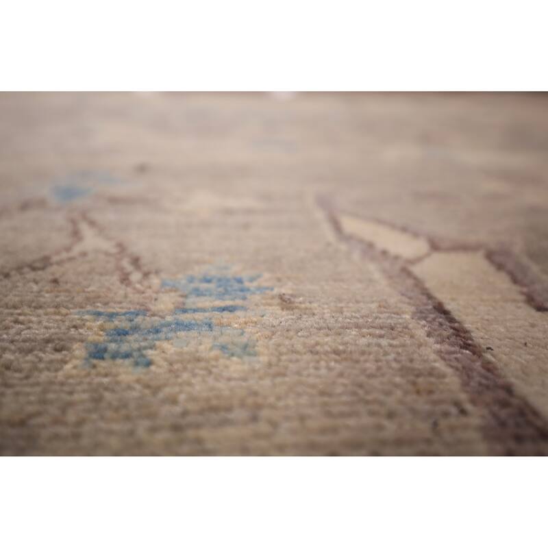 Oushak Turkish Area Rug Vegetable Dye Handmade Wool Carpet - 8'8" x 11'8"