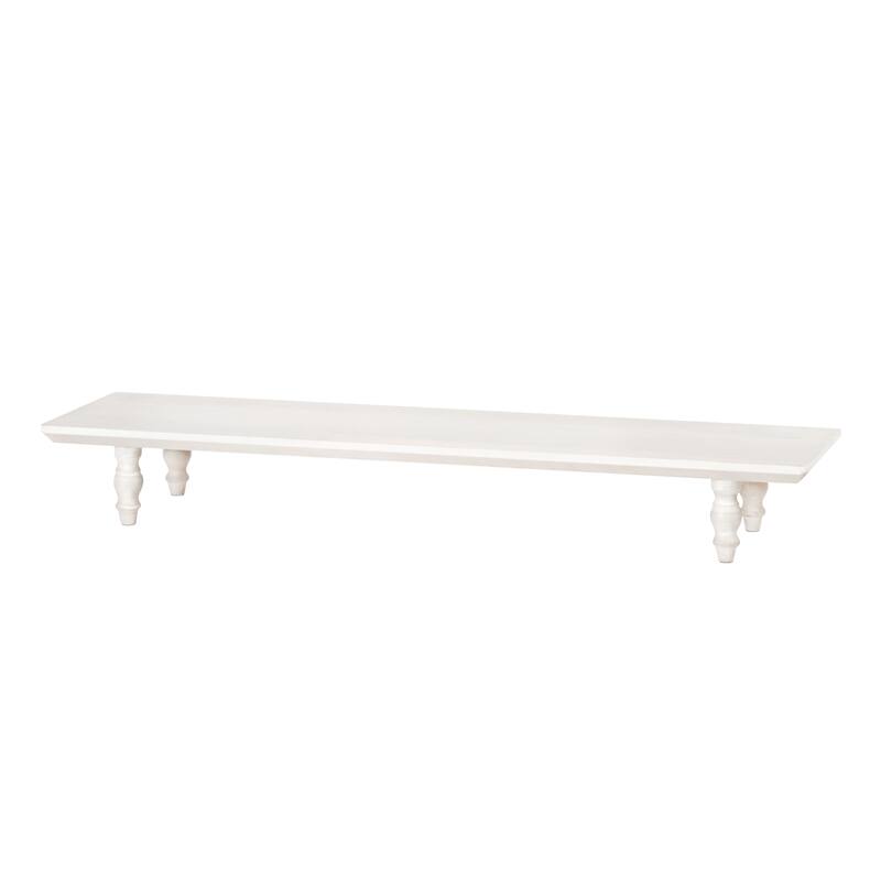 Jani Wood Monitor Stand Riser Desk - Ergonomic Design Stand, Desktop Organizer Table for Home, Office Workspace, Gaming Desk