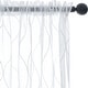preview thumbnail 45 of 53, Deconovo Rod Pocket Pattern Sheer Curtains for Living Room Pair (2 Panels)