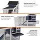 preview thumbnail 5 of 5, 48''Deluxe Wooden Blue Chicken Coop
