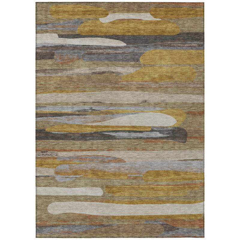Machine Washable Indoor/ Outdoor Casual Merriam Chantille Rug