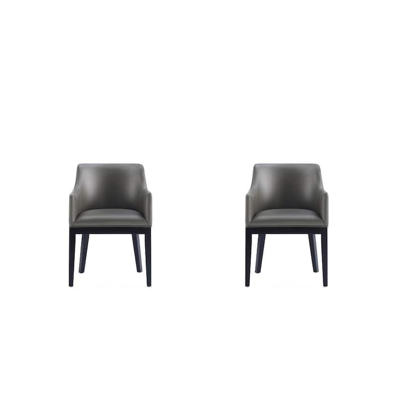 Manhattan Comfort Gansevoort Modern Faux Leather Dining Armchair