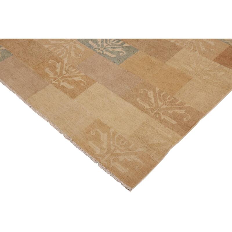 Rustic Bohemian Ri Gabbeh Hand Knotted Wool Area Rug
