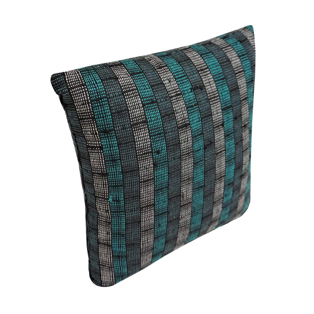 Home&Manor Sullivan Hand Spun Silk Pillow 20"