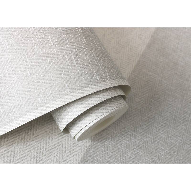 Fine Decor Finn Grey Chevron Stripe Wallpaper