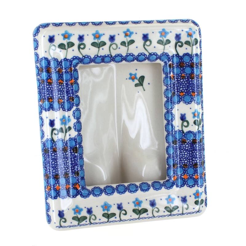 Blue Rose Polish Pottery 523 Vena Frame