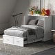 preview thumbnail 5 of 18, 44.4"Murphy Bed Chest with Drawers For Home Office or Small Room