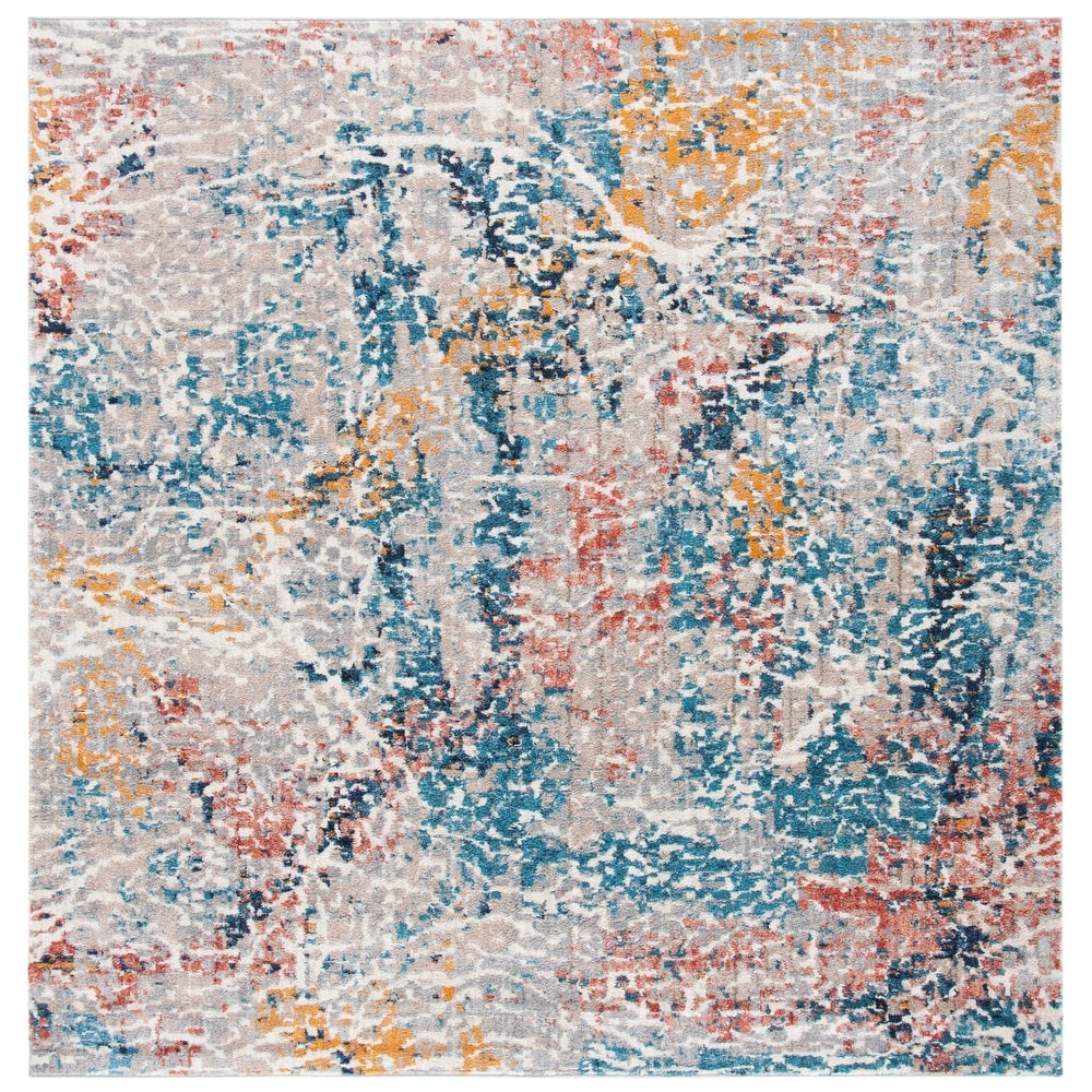 SAFAVIEH Madison Bobbye Modern Abstract Rug