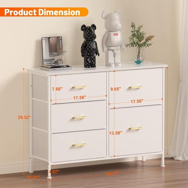 chinese dress ladies Tanner 6-Drawer Dresser Warm White main image 1