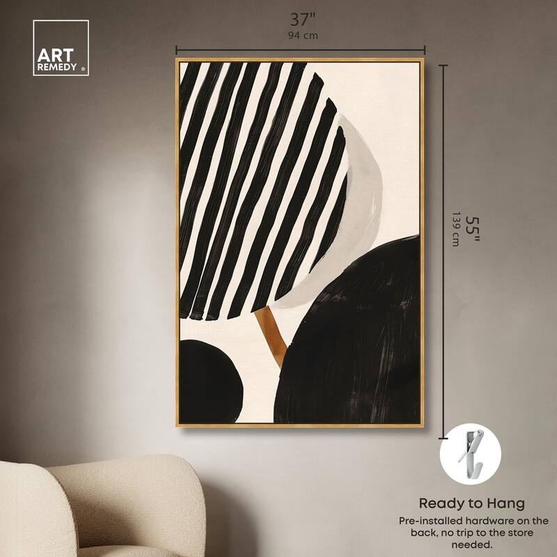 Linear Contempo Canvas by Art Remedy