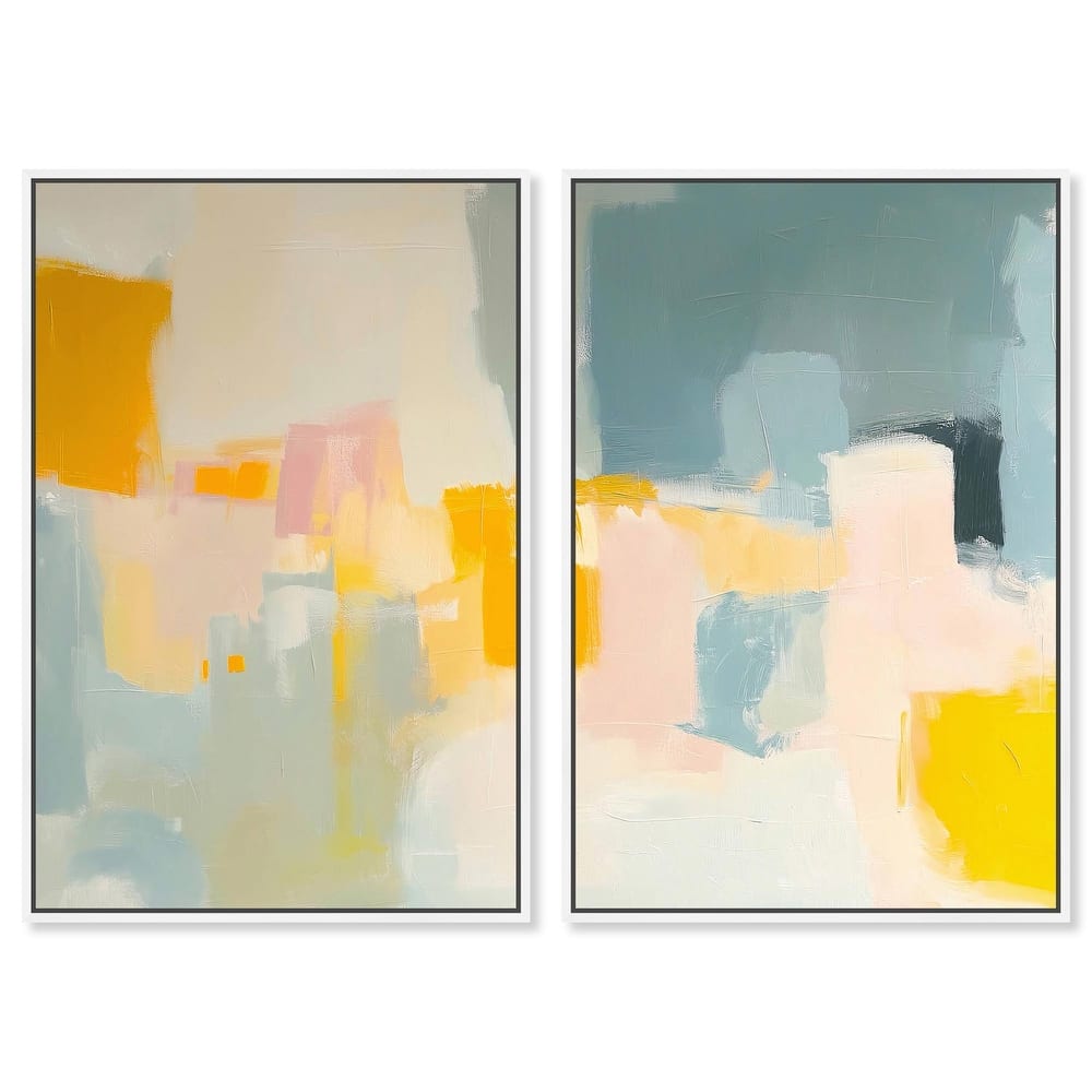 Ocean of Suns I Canvas Set of 2 by Art Remedy